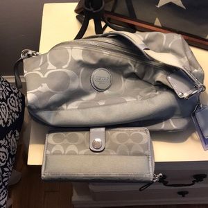 Coach bag/ wallet bundle